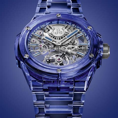 hublot taucheruhr big bang|hublot tourbillon blue watch.